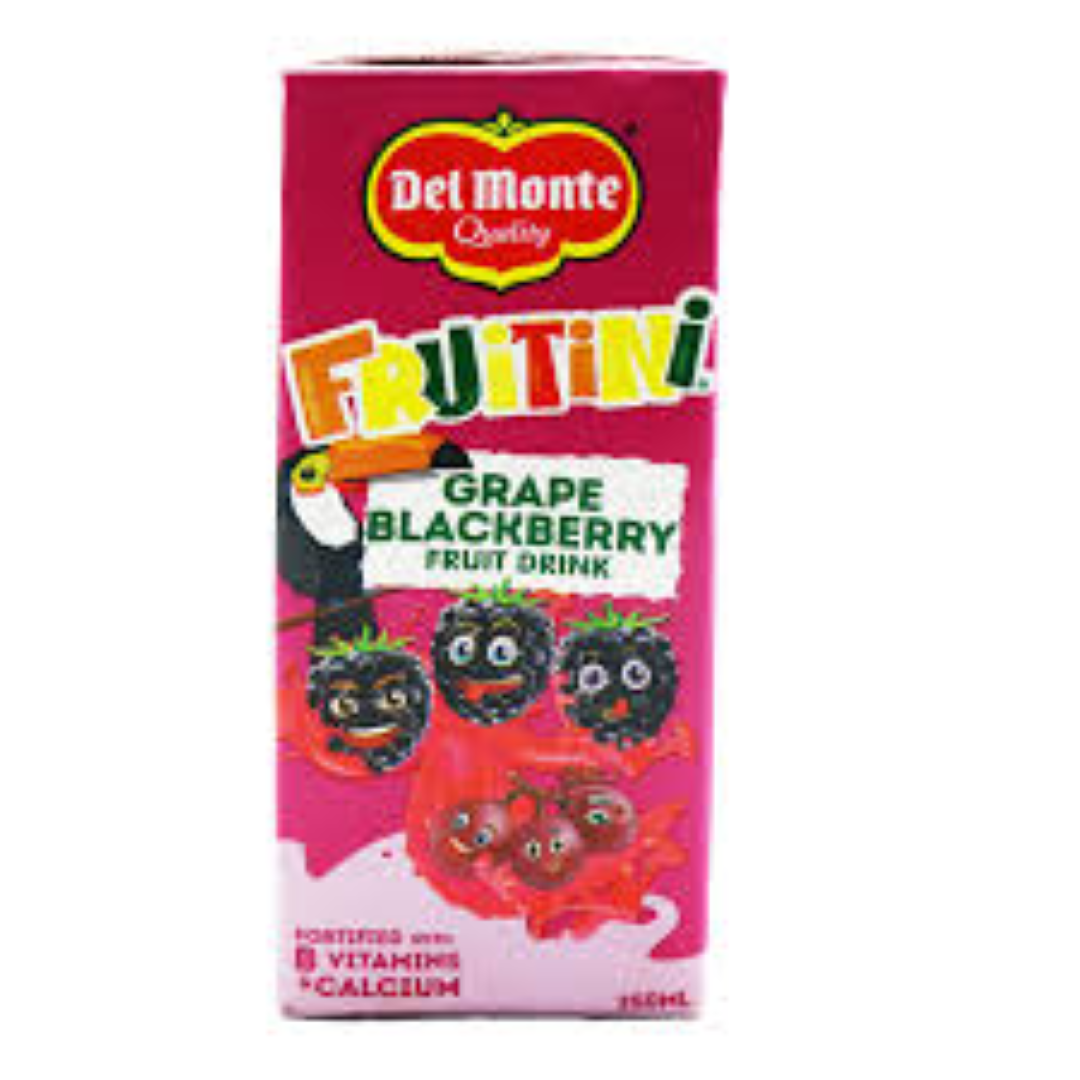 DELMONTE GRAPE & BLACKBERRY JUICE 250ML